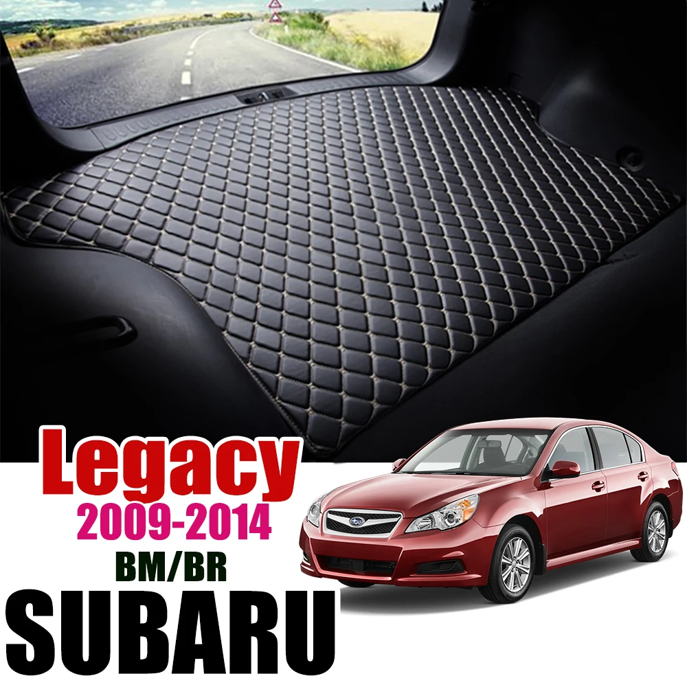Кожаный авто ковер Tai B4 Subaru Libertyl грузовой лайнер для Legacy 2009-2014 коврик багажника BR BM