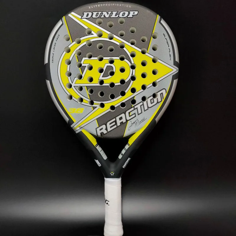 Men Padel Tennis Racket Carbon Fiber EVA Face Beach Tennis Padel Dunlop Beach Racquet Racket Paddle Tennis With Cover