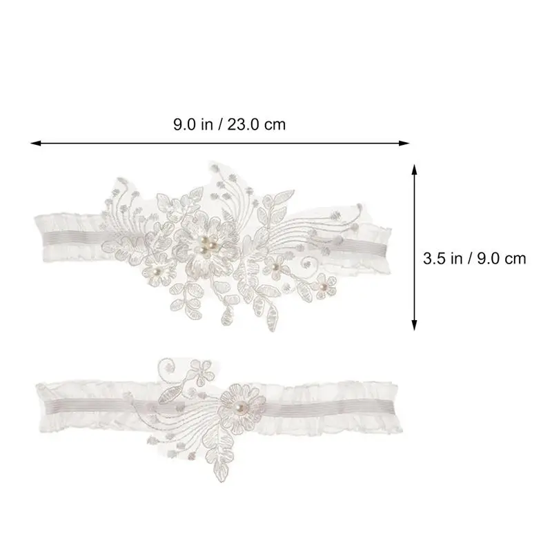 

1 Pair Lace Garters Bridal Garter Belts Wedding Lace Garters Sexy Leg Harness