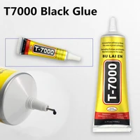 t7000 110ml super black liquid glue rhinestone make jewelry crafts repair phone touch screen glass phone case diy nail gel tool