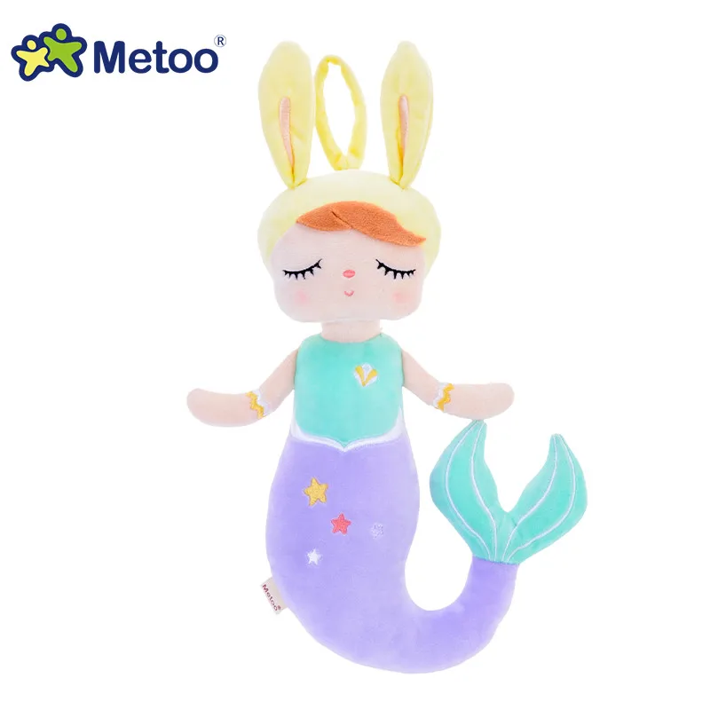 

Newly Spring-Summer Metoo Cute Original Baby Girls For Kids Plush Dolls Rabbit Angel Angela Soft Animals Stuffed For Children