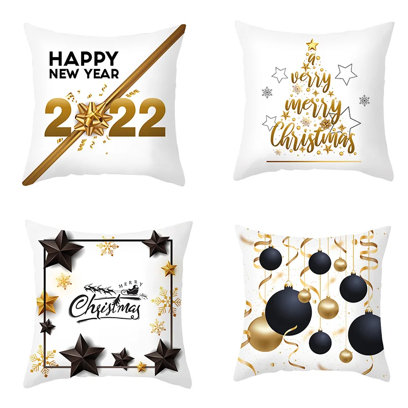

Christmas Cushion Cover Christmas Home Decorations Christmas Ornament Pillow Case Xmas Gifts New Year 2021 2022