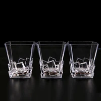 whisky glass crystal cup bar party supplies luminous cup glowing transparent crystal beer whiskey brandy vodka cup