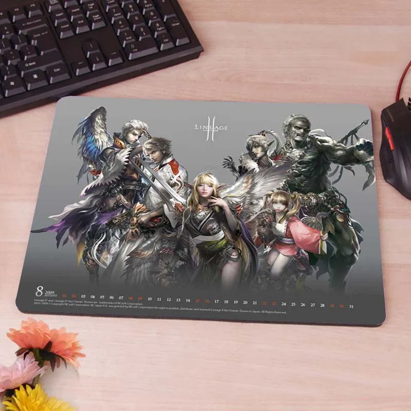 18x22cm Congsipad уникальный дизайн lineage 2 Лучшая игра Пользовательские Коврики для мыши резиновый коврик не оверложенный Коврик для компьютерной мыши дизайн собственный коврик для мыши - Цвет: 18x22cm