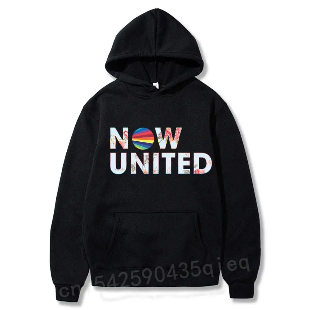 

2020 Now United - Better Album Hoodie Sweatshirts Men Women Fashion Hoodie Men Lyrics Pullover Unisex Harajuku Tracksui