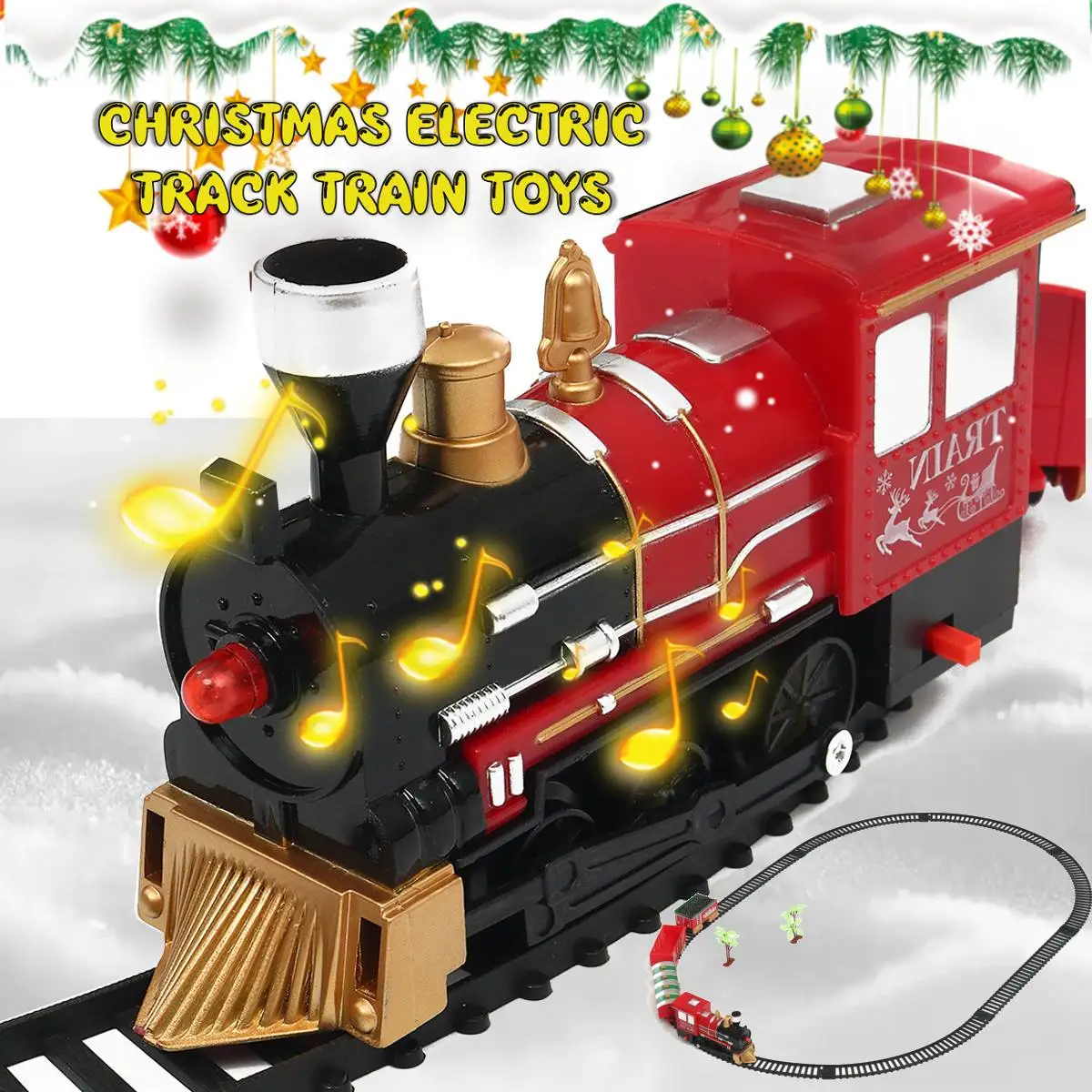 

Новинка 2020, рождественские наборы, модель поезда в деревне, строительные блоки, кирпичи «сделай сам», трек, поезд, рельсовый автомобиль, Набо...