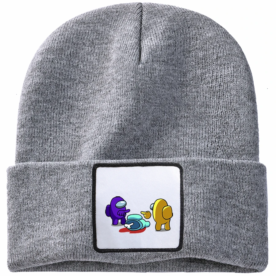 

Game New Game Crewmate Suspect Impostor Women Men Brand Beanie Hat Winter Autumn Warmer Skull Cap Knitted Hats Slouchy Bonnet
