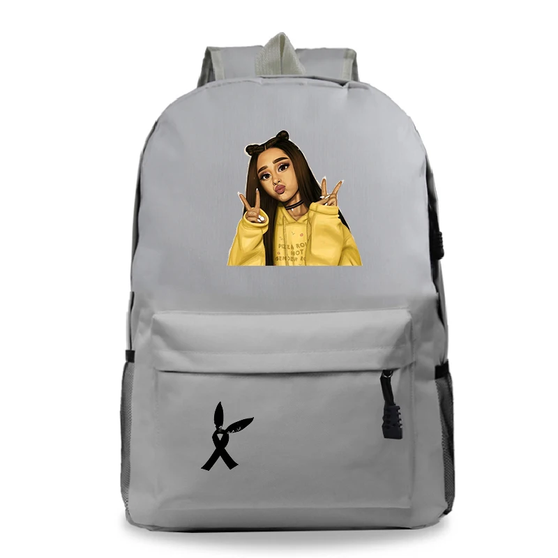 6 Розовый рюкзак Ariana Grande Mochila Feminina, женский рюкзак, школьные сумки для подростков, мужской рюкзак для ноутбука, Детский рюкзак для путешествий - Цвет: 6