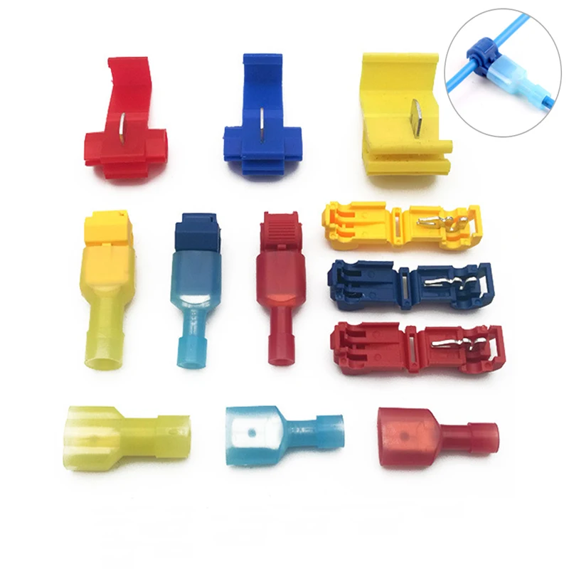 10шт Red Электрический кабель Разъемы быстрого фиксатор соединения проводов