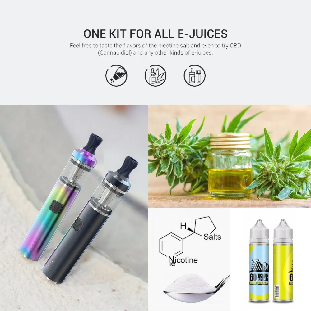 Vaptio Tyro Nano Kit P1 мини-комплекты vape kit ручка и коробка mod kit электронная сигарета