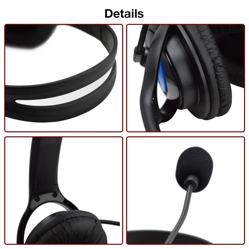 

2020 New Computer Headset On-ear Headphones With Built-in Mic 3.5mm Wired Headphones With Flexible Boom For PC Travel Work