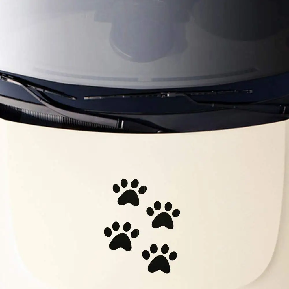 Наклейка с принтом Медвежья Лапа 500 шт./рулон|Канцелярские наклейки| |