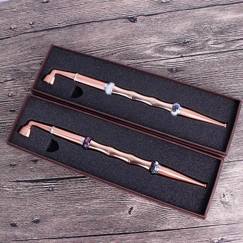 Китайские курительные трубки с длинным стержнем для табака металлический