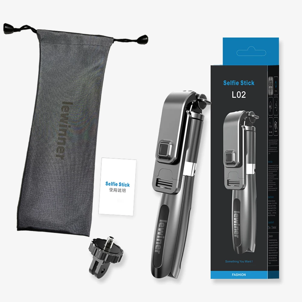 Беспроводная селфи палка Lewinner с bluetooth складной штатив универсальные штативы для