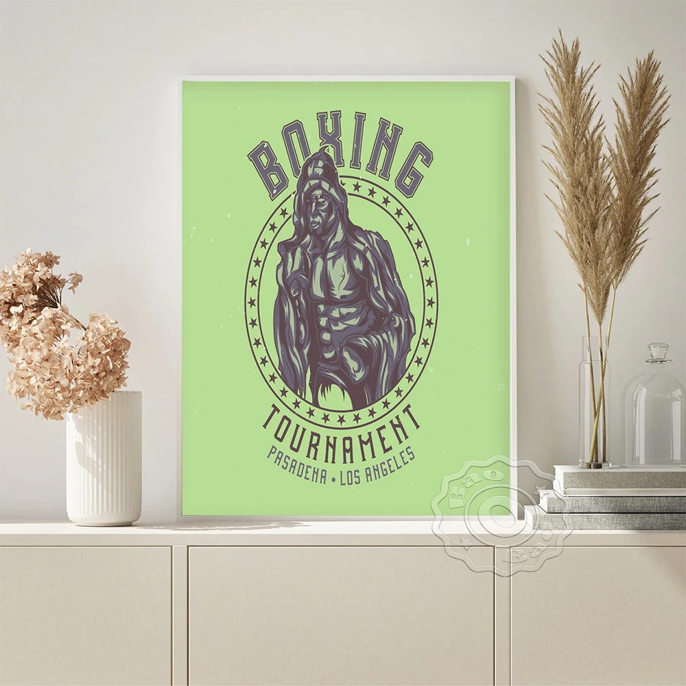 Боксерский истребитель художественные принты плакат Бойцовский клуб
