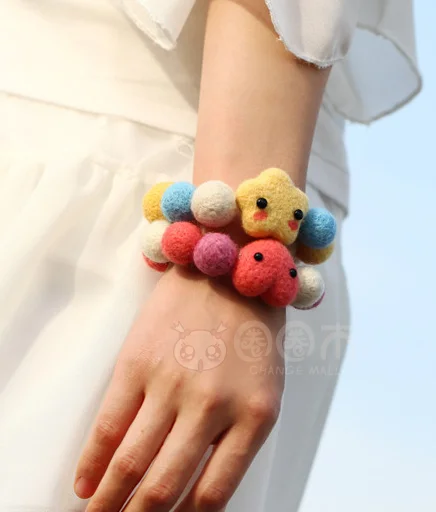 Звезда Любовь мультфильм Животные набор шерсти для рукоделия шерстяной войлок