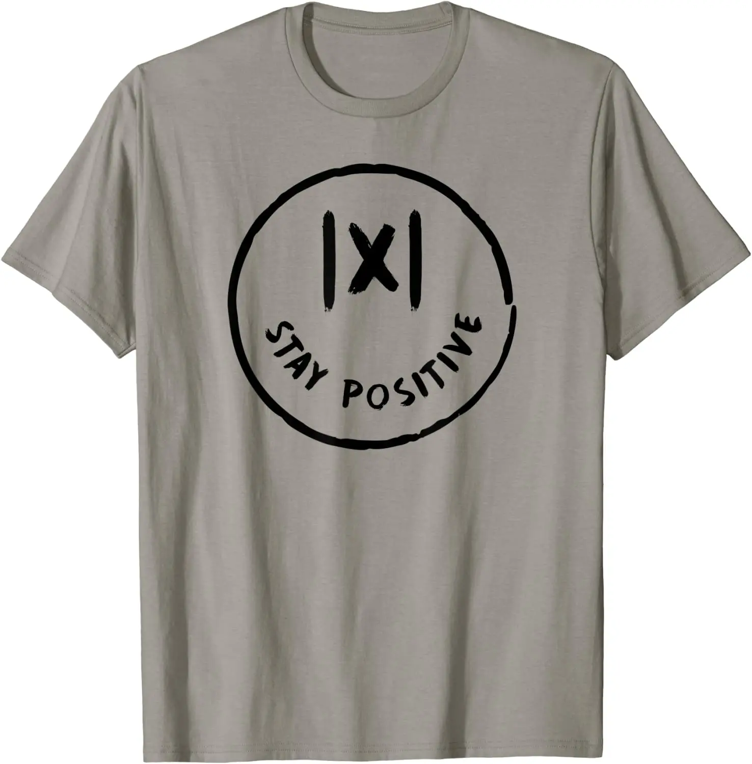 

Math Positive X Funny Math T-Shirt Funny Cotton Men's Tees Party New T Shirt