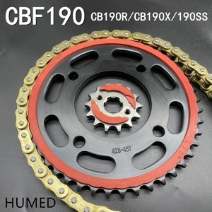 14T 45TMotorcycle mute size tooth disc sprocket motorcycle sprocket CB190R/CB190X/190SS motorcycle parts rear chainring