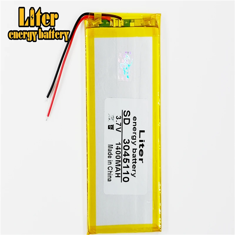 3 7 V 1400mAH 3045110 полимерный литий ионный/литий ионный аккумулятор для модели