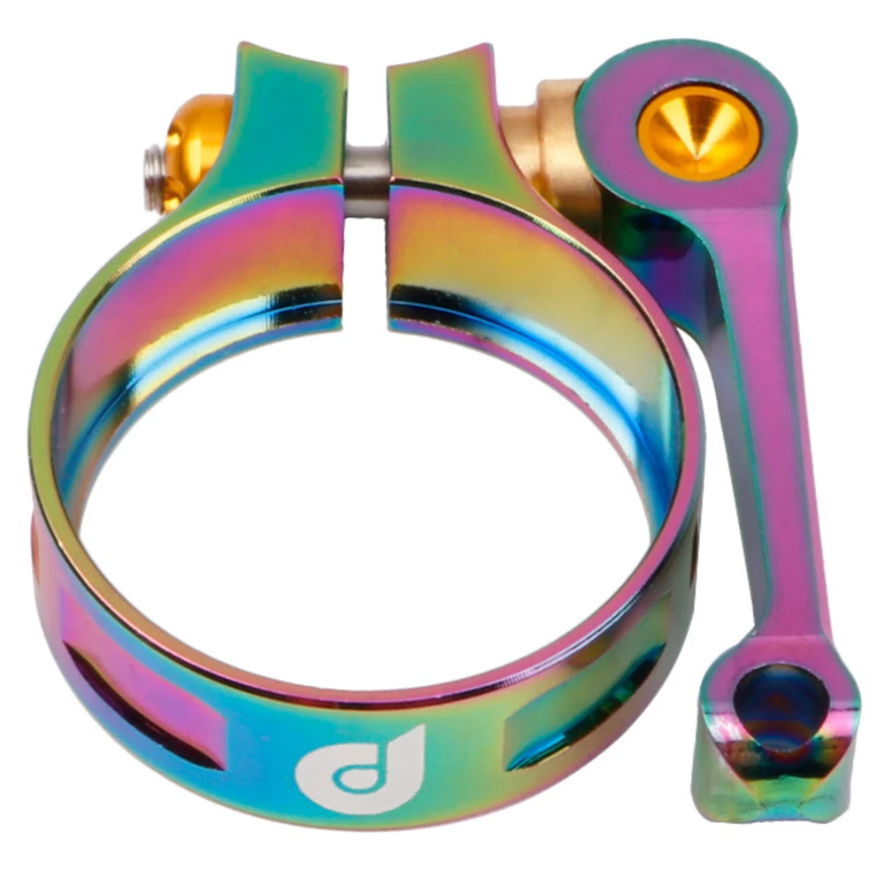 

1PCS Seat Post Clamp Ultra Light 31.8/34.9mm Quick Release Bike Seat Tube Clamp Bicycle accessories