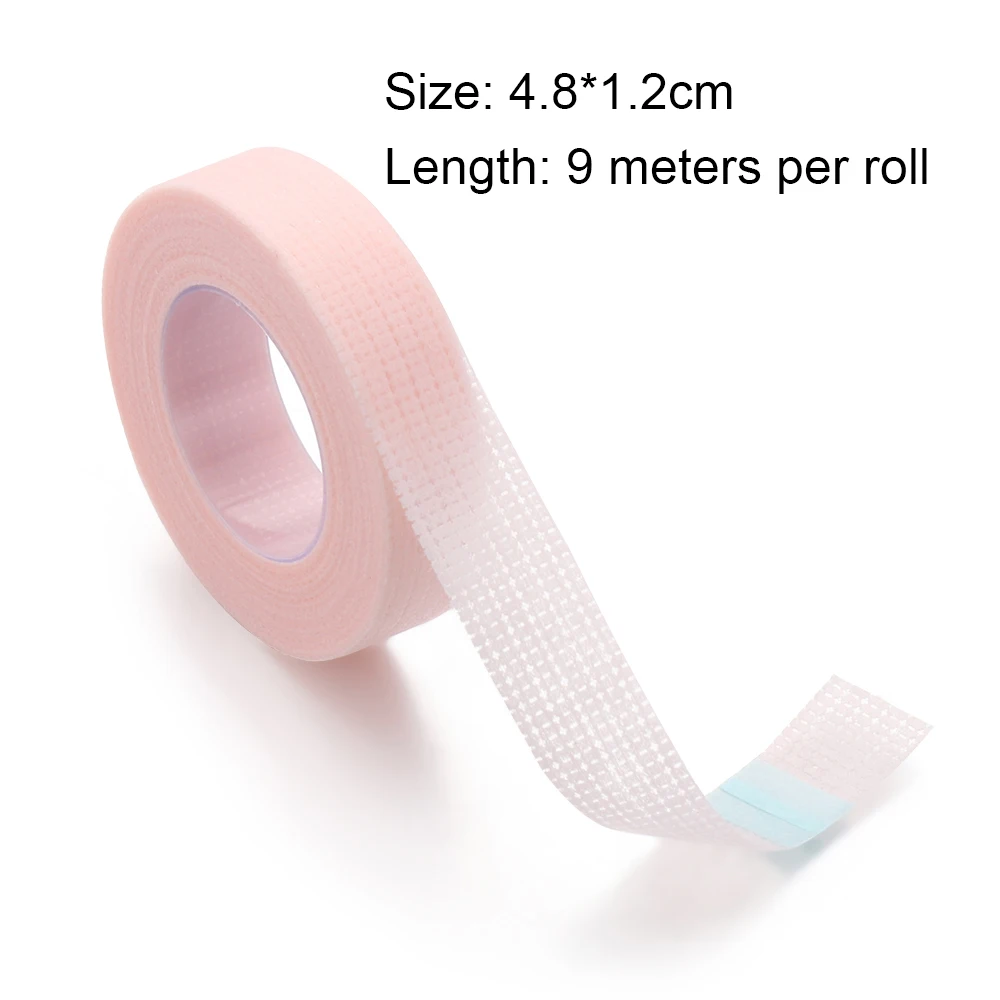 Профессиональная полиэтиленовая/Нетканая лента для ресниц 1/3 рулона дышащая