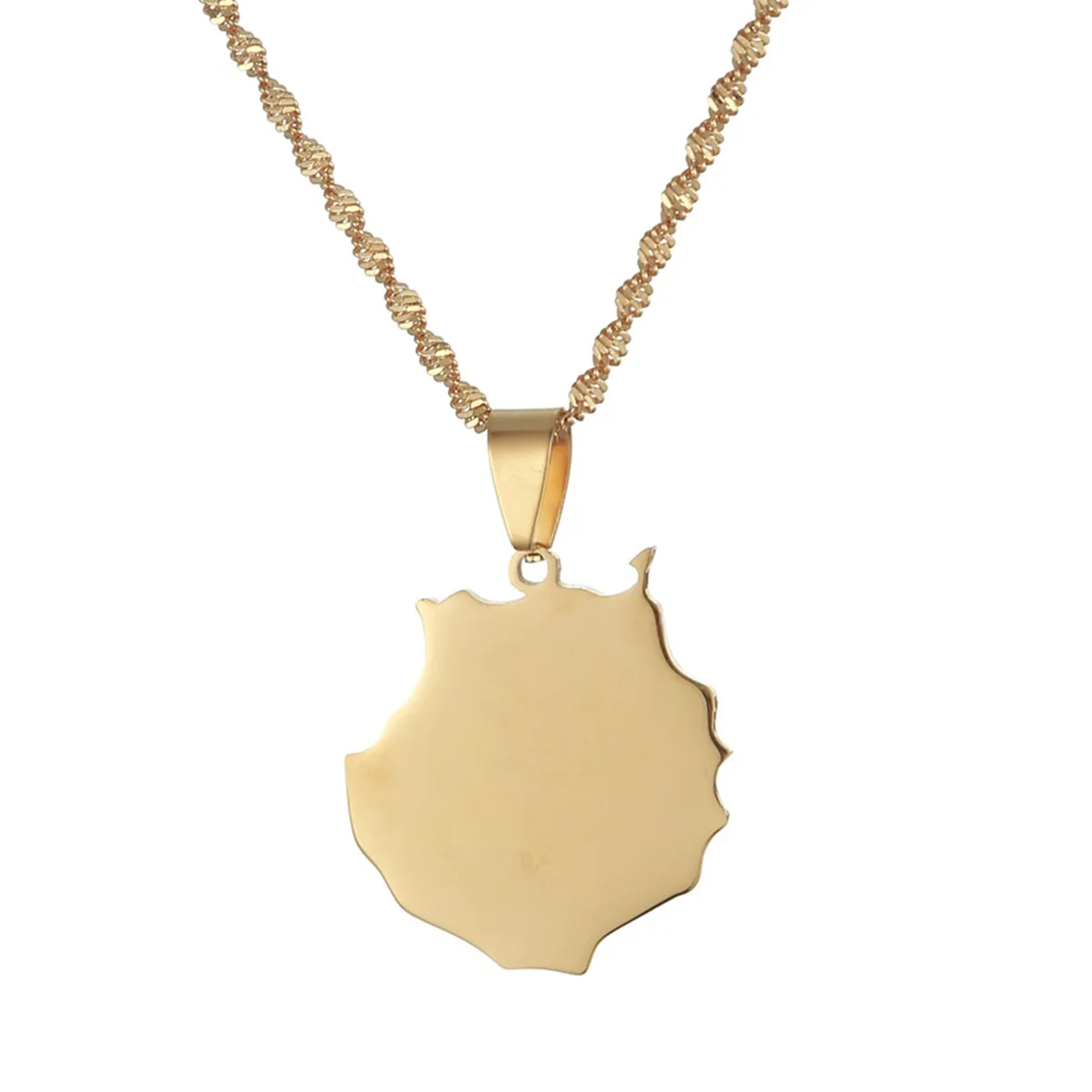 Ожерелья с подвеской в виде карты Испании Канарских островов Гран-Канарии
