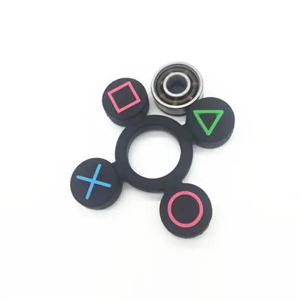 -Spinner Fidget Toy alloy EDC Hand SpinnerPlastic game handle styling For Autism and Rotation Time Long Anti Stress Toys | Игрушки и