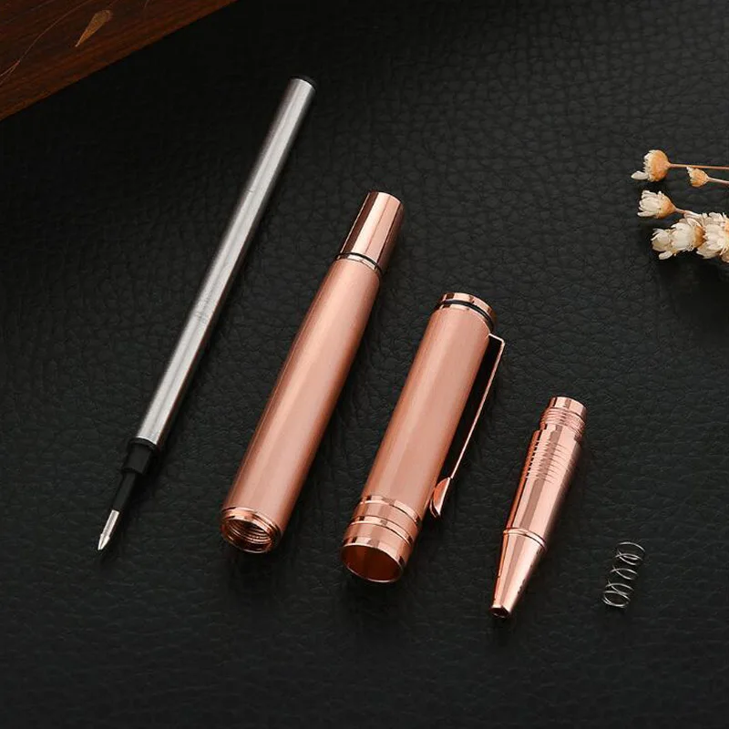 Высококачественная металлическая шариковая ручка Классическая стрела розовое