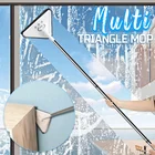 Горячая 360  вращающийся Rriangle выдвижной очистная Швабра Бытовая очистная ленивый удивительное оборудование для мытья полов, плоский микрофибровый коврик Ванная комната Стекло очиститель
