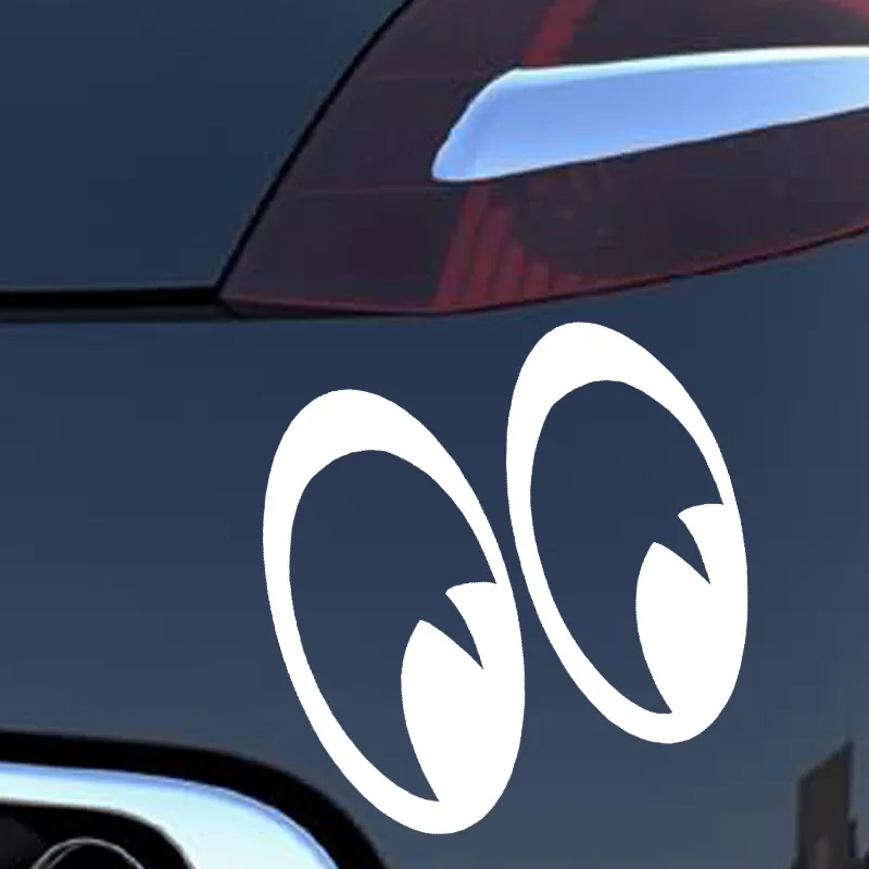 Милые виниловые наклейки для автомобиля 3 размера 8 цветов Лунный глаз |