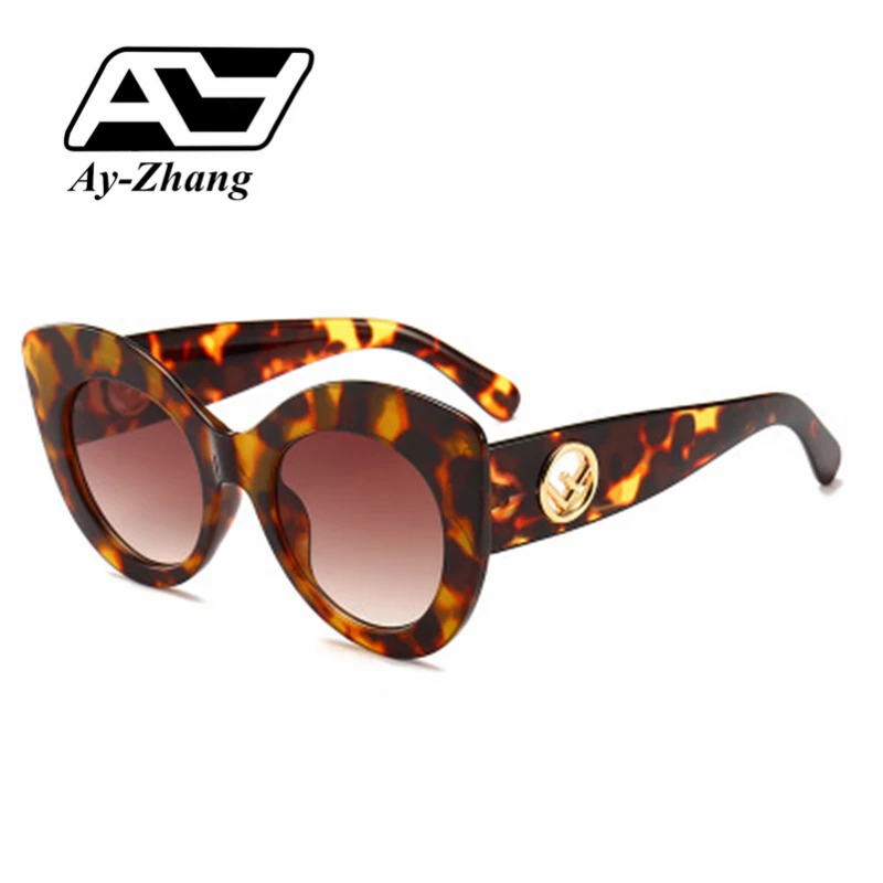 Женские Овальные Солнцезащитные очки Ay zhang овальные элегантные солнцезащитные