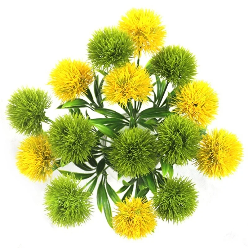 Искусственные цветы Одуванчик искусственные домашний декор растения для