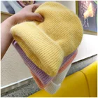Зимняя шапка, Вязаная Шапка-бини из кроличьего меха, шапки для женщин, модные мягкие теплые шапки, Женская однотонная шапка, шапочки для взрослых, облегающие шапки
