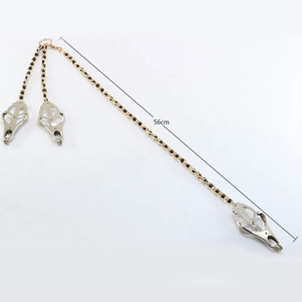 3 головы пикантные зажимы для сосков и малых половых губ cосков с цепочкой клитора