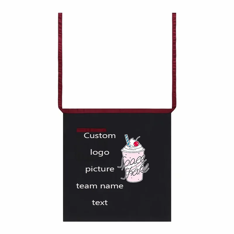 Изготовленный На Заказ Логотип Название команды текст бюст фартук обувь для