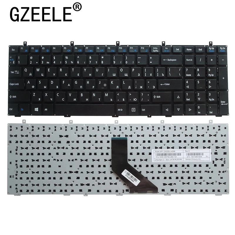Новая русская клавиатура для CLEVO W350 W350STQ W350SKQ W370 W350ETQ W670SJQ W670 W670SFQ DEXP achlies G111 Русская