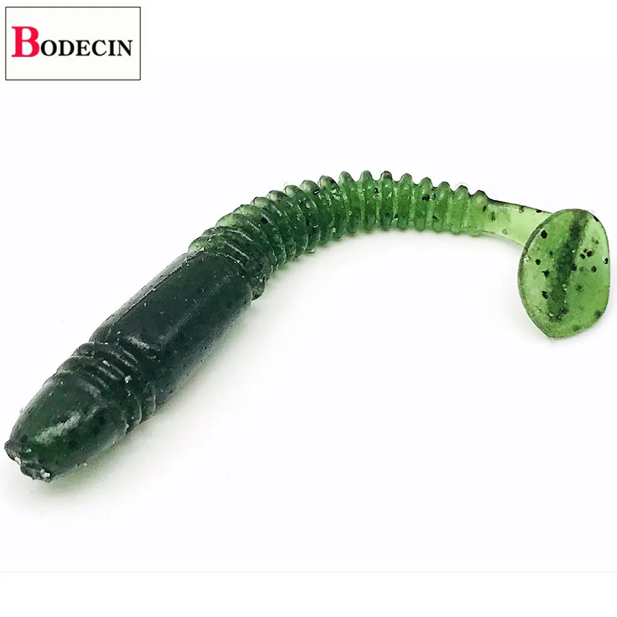 Мягкие силиконовые приманки резиновые 5 шт. червь Grubs T Tail Искусственные Поддельные приманки костюм для рыбалки приманки Shad воблеры соленый запах Swimbait - Цвет: C5 5PCS