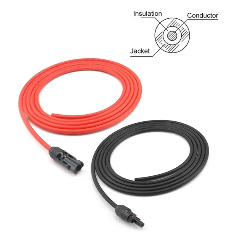 Женский удлинитель с одним концевым соединительным кабелем в сборе 1 пара 6/4/2 5