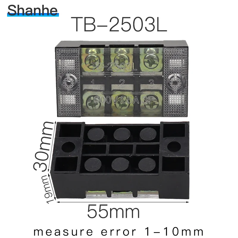 TB-2503 винтовая Клеммная полоса, покрытая барьерным блоком TB-2504 TB-2505 TB-2506 TB-2510 TB-2512 TB