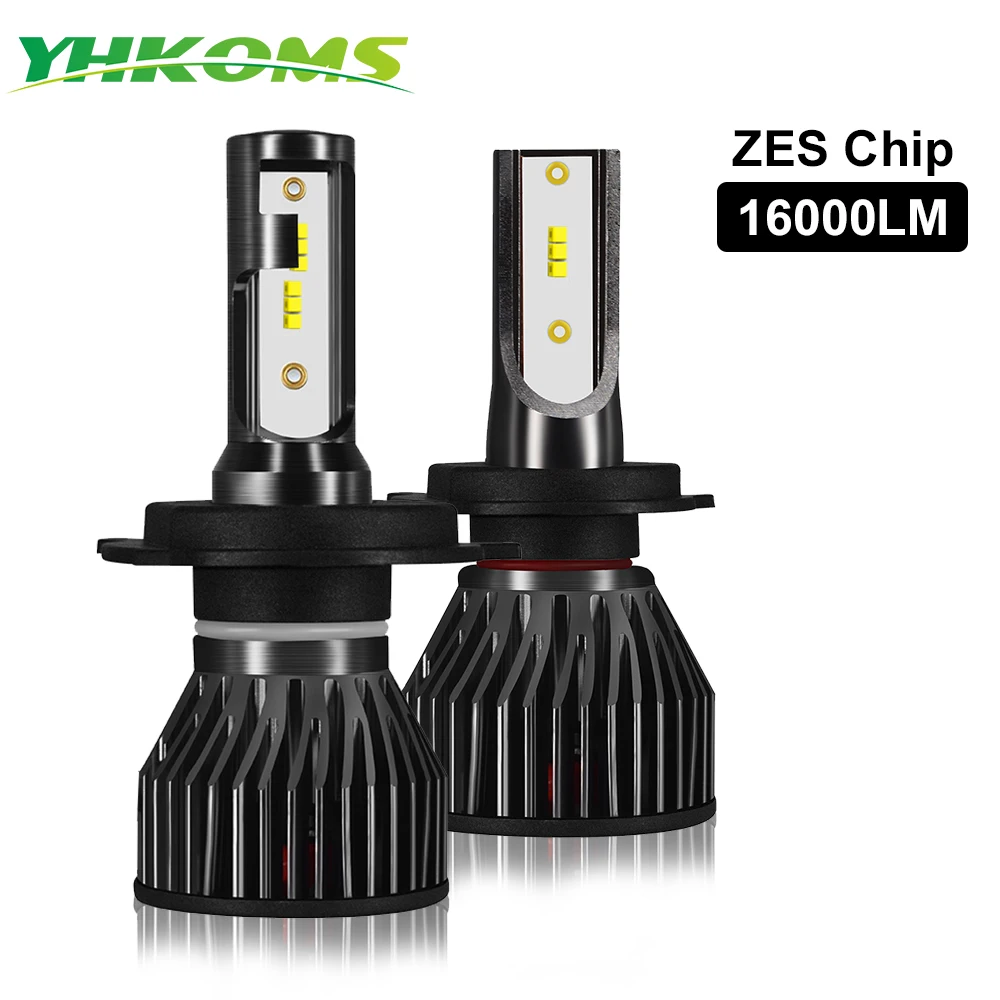 Автомобильные фары YHKOMS H4 LED H7 16000LM H1 H8 H11 светодиодсветодиодный лампы для