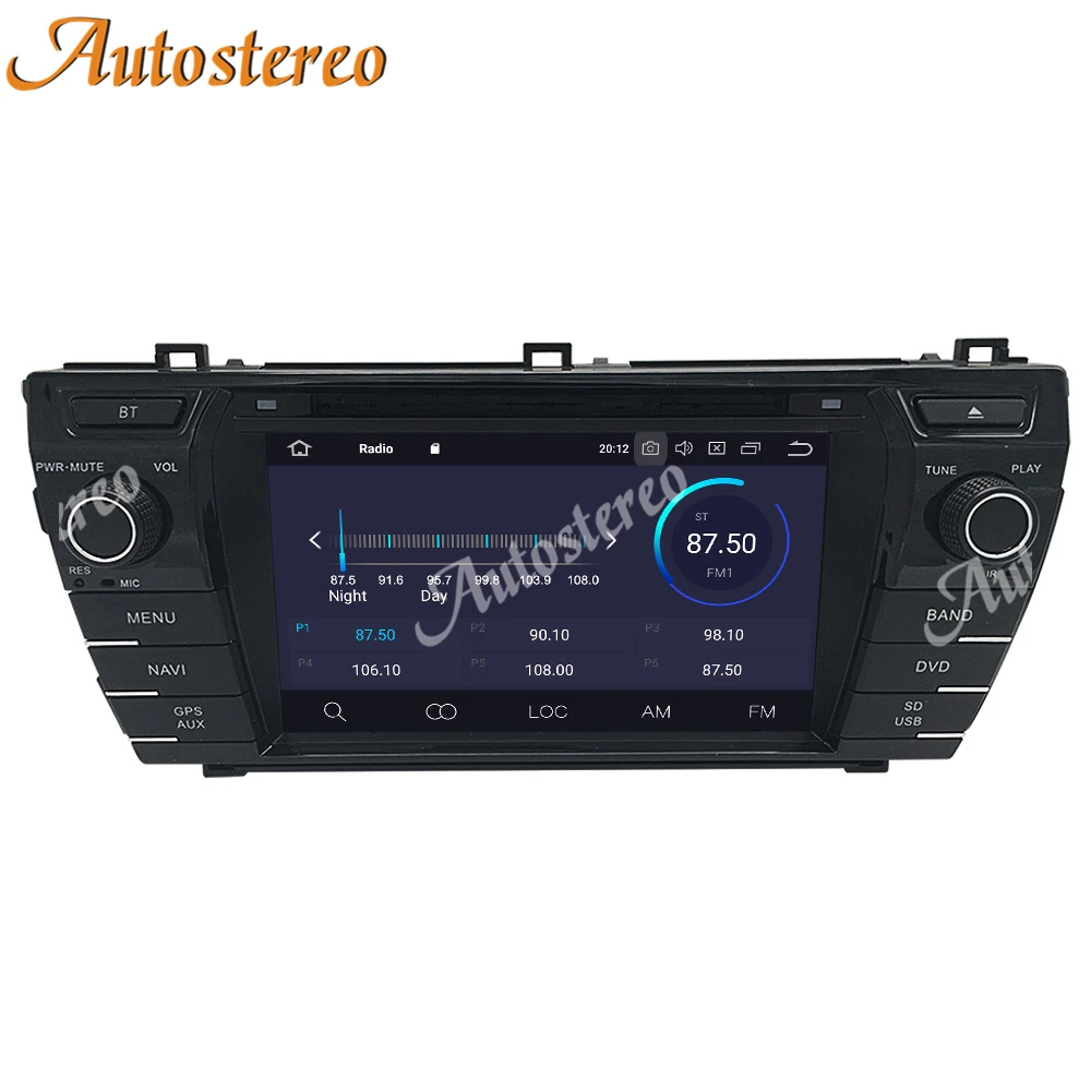 

Android 10 4G+64G Px6 Car GPS Navigation For Toyota Corolla 2013-2016 Auto Stereo Multimedia Player Radio Recorder Head Unit DSP