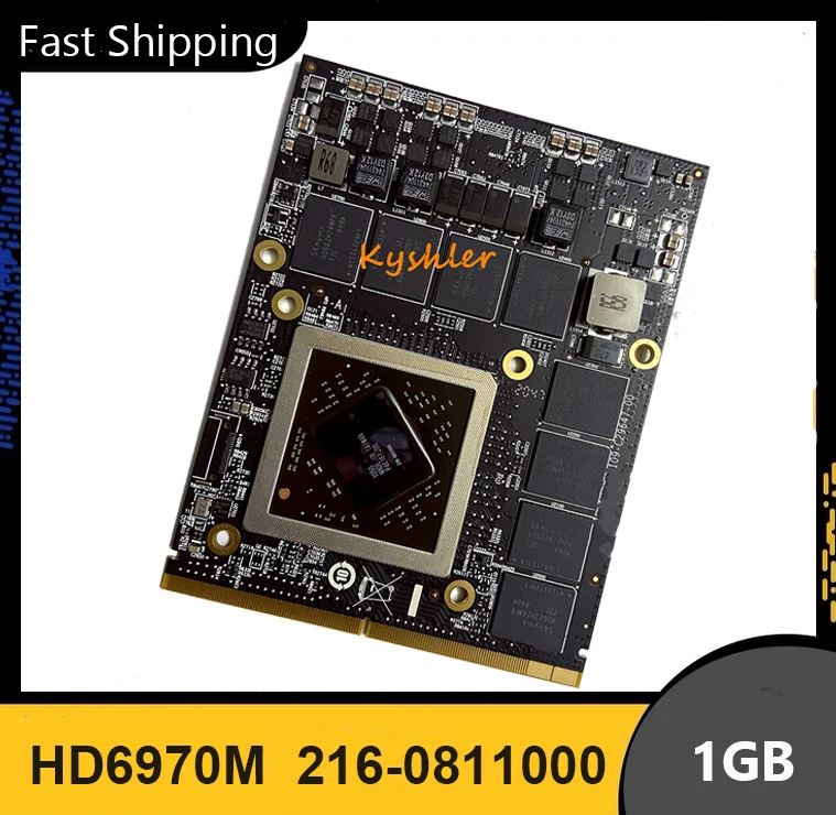 Оригинальная видеокарта HD6970M HD6970 HD 6970M 1 ГБ 109-C29657-10 216-0811000 2011 графическая VGA-карта