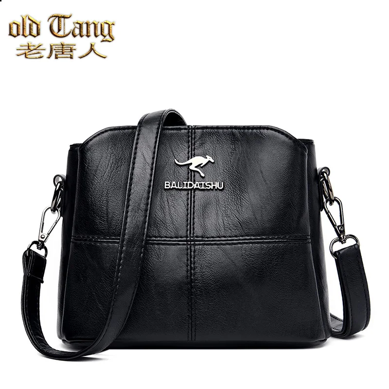 Женская сумка тоут OLD TANG однотонные дамские сумочки из искусственной кожи сумки