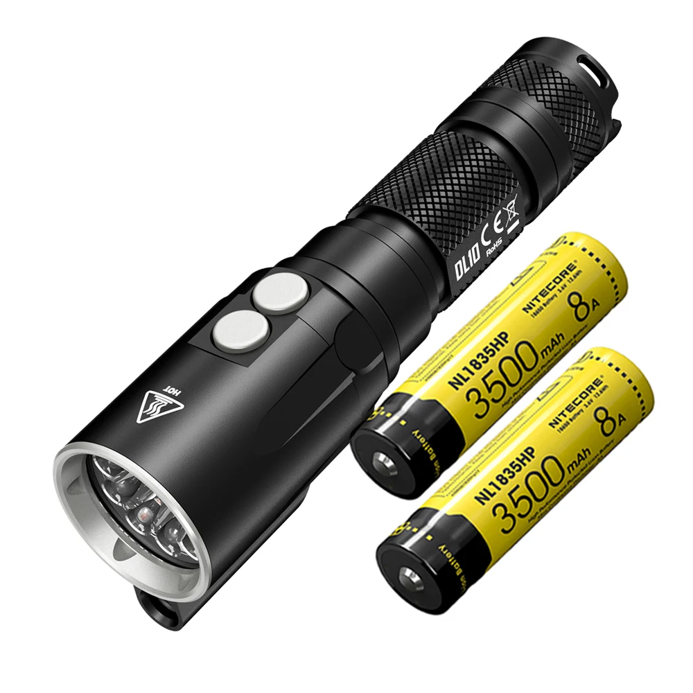 NITECORE DL10 фонарь для дайвинга XP L HI V3 Светодиодный max 1000 lume дальность луча 223 м
