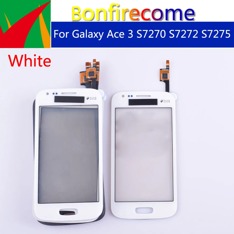 4.0" Для Samsung Galaxy Ace 3 S7270 S7272 S7275 Панель сенсорного экрана с сенсорным датчиком и внешним стеклом передней панели