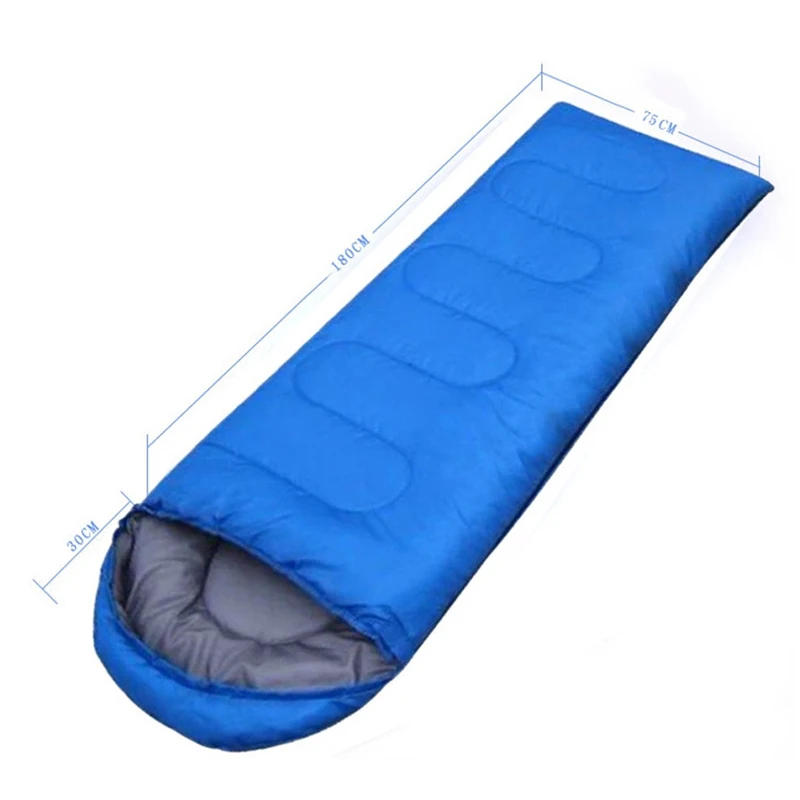 

Sleeping Bag Cotton 3 Season Outdoor Camping Hiking Traveling Envelope Warm & Cold Waterproof Portable Sleeping Bag 210*75cm