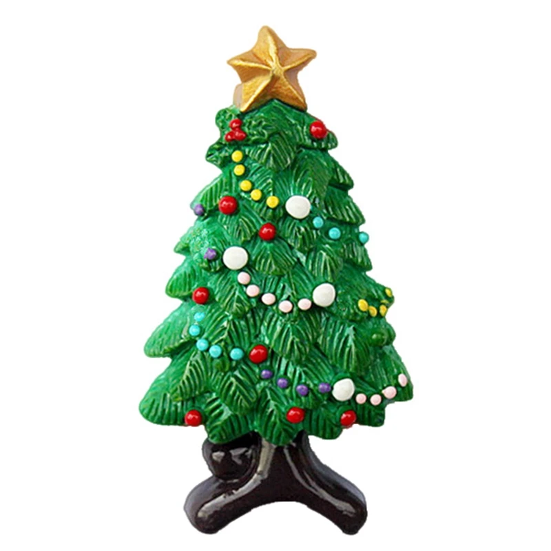 

Christmas Tree New Year Magnetic Refrigerator Message Sticker Kitchen Wall Decor Fridge Magnets Home Decoration Gift