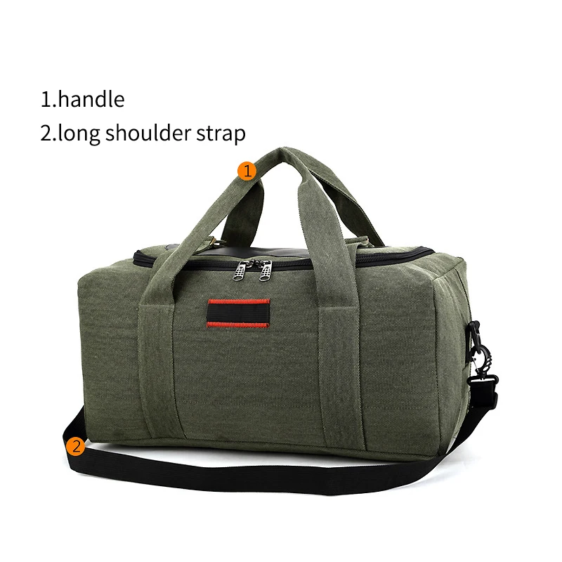 Мужская Холщовая Сумка для фитнеса спортивная сумка черного и коричневого цвета