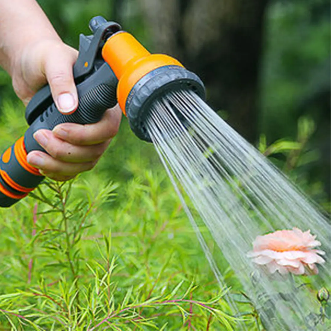 

Garden Water Sprayer Water Watering Lawn Hose Spray Water Nozzle Car Washing Cleaning Lawn Plastic Sprinkle Tool