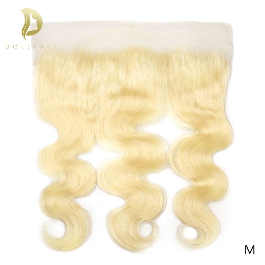 Светлые 613 кружевные передние застежки бразильские волнистые remy человеческие